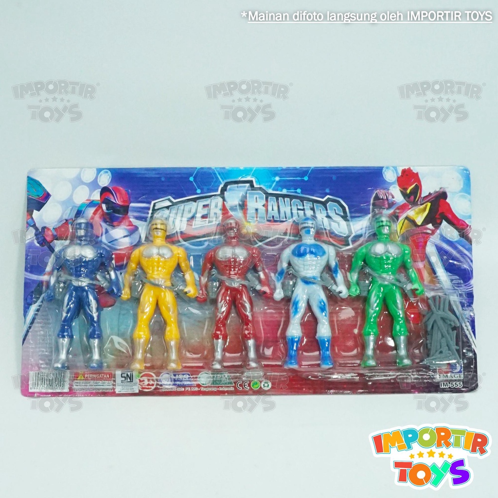 Jual Power Rangers Set Hero Super Rangers Mainan Anak Lengkap Aneka ...