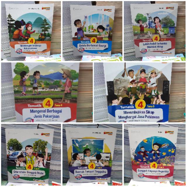 Jual BUKU TEMATIK HOTS SD KELAS 4 TEMA 1 2 3 4 5 6 7 8 KURIKULUM 2013 ...