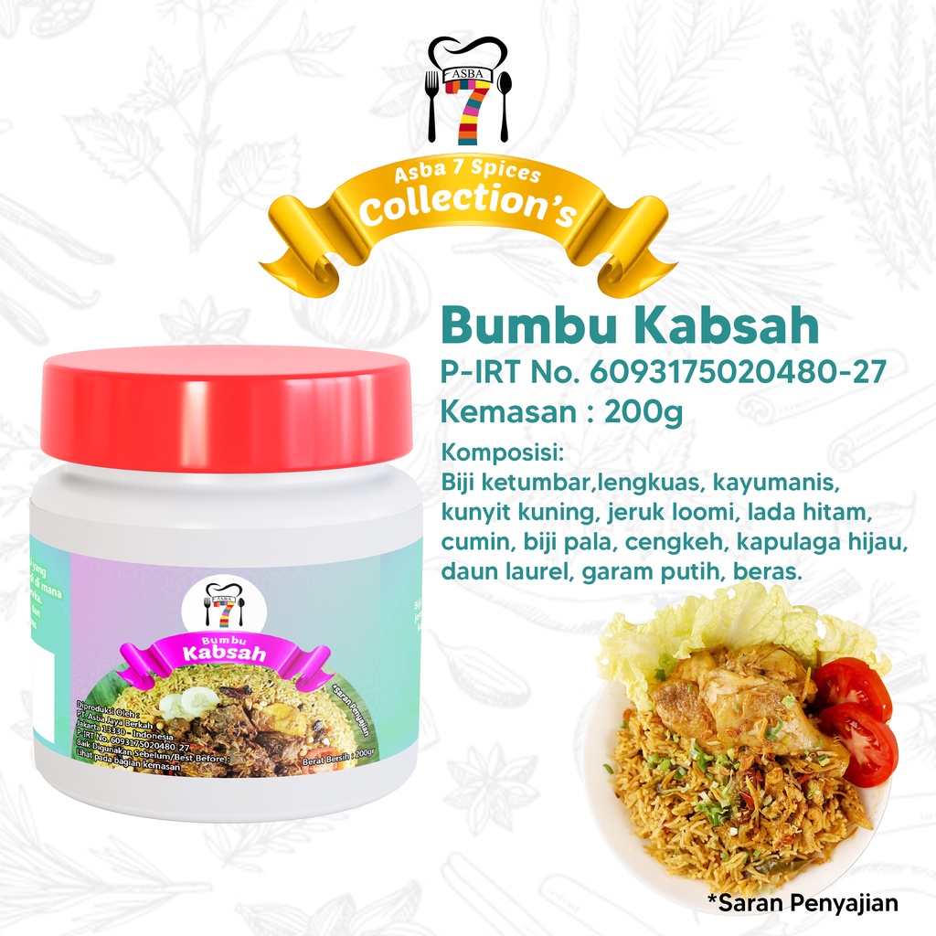 Product image ASBA BUMBU KABSAH TOPLES 200GR