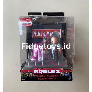 Roblox Welcome To Bloxburg Mechanic Mayhem Mike's Motors Action Figure w/  Code