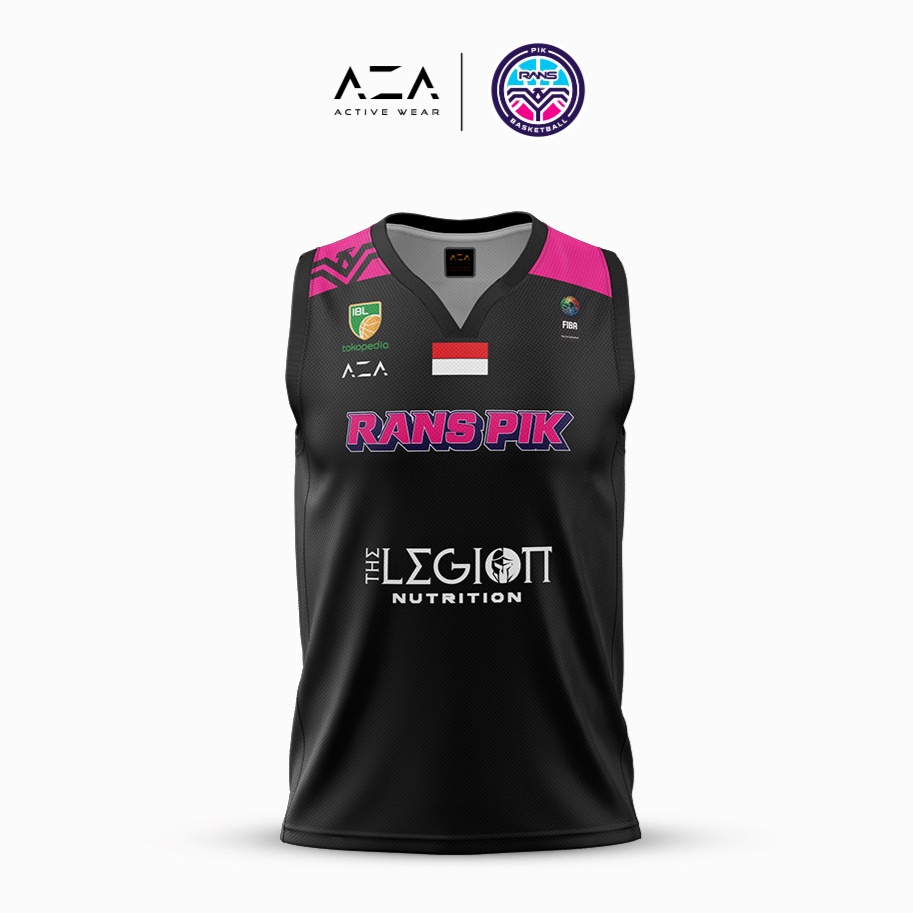 Jual BAJU AZA x RANS Jersey Basketball (Fans Edition) BISA CUSTOM GANTI ...