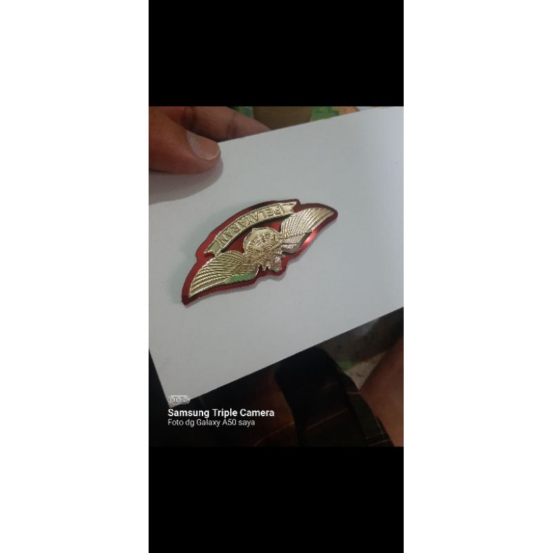 Jual wing pelayaran sma akrilik merah | Shopee Indonesia