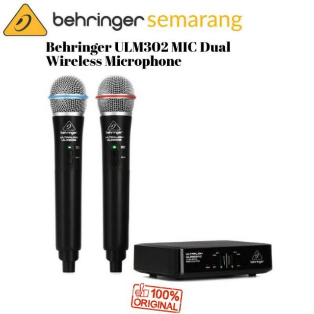 Jual Behringer ULM302MIC ULM302 MIC Wireless Dual Handheld Microphone