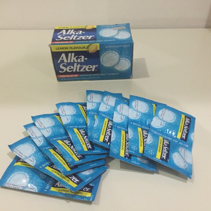 Jual Alka seltzer (untuk sakit kepala perut kembung mual dan hangover