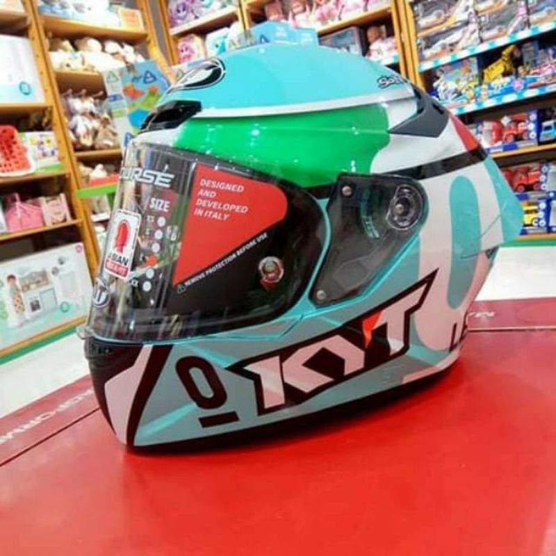 Jual HELM KYT TT COURSE DALLA PORTA/LEOPARD | Shopee Indonesia