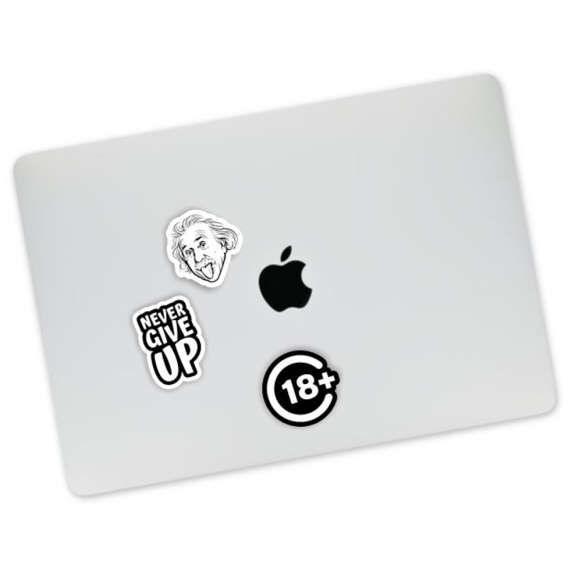 Jual Stiker Brand Distro Sticker Clothing Hype Albert Einstein ...