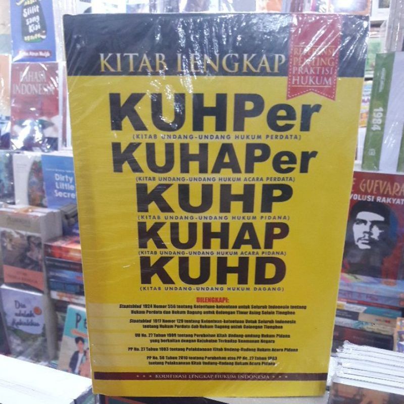 Jual KITAB LENGKAP KUHPER KUHAPER KUHP KUHAP KUHD (REFERENSI PENTING ...