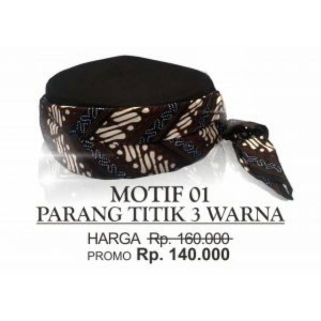 Jual Peci Batik Jogokariyan Parang Titik Warna Cod Gratis Ongkir Shopee Indonesia