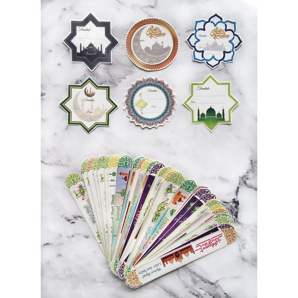 Jual Sticker label SET lebaran untuk toples kue | Shopee Indonesia