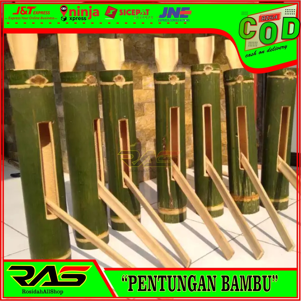 Jual PENTUNGAN PENGAMAN POS BAMBO/KENTUNGAN BAMBU POS RONDA / PENTUNGAN