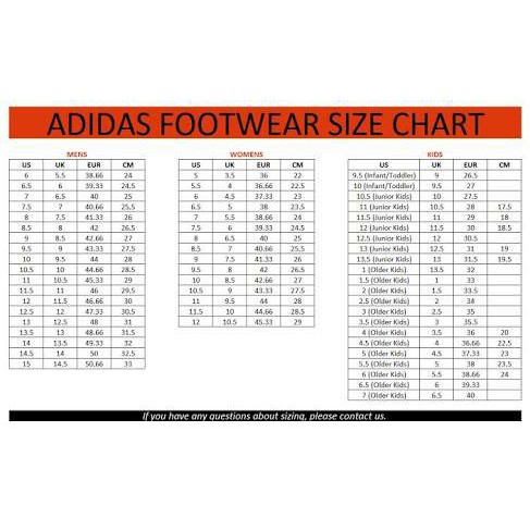 Adidas neo 2025 advantage size chart