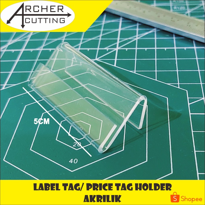 Jual LABEL TAG PRICE TAG DISPLAY HARGA VOUCHER PERDANA AKRILIK Shopee