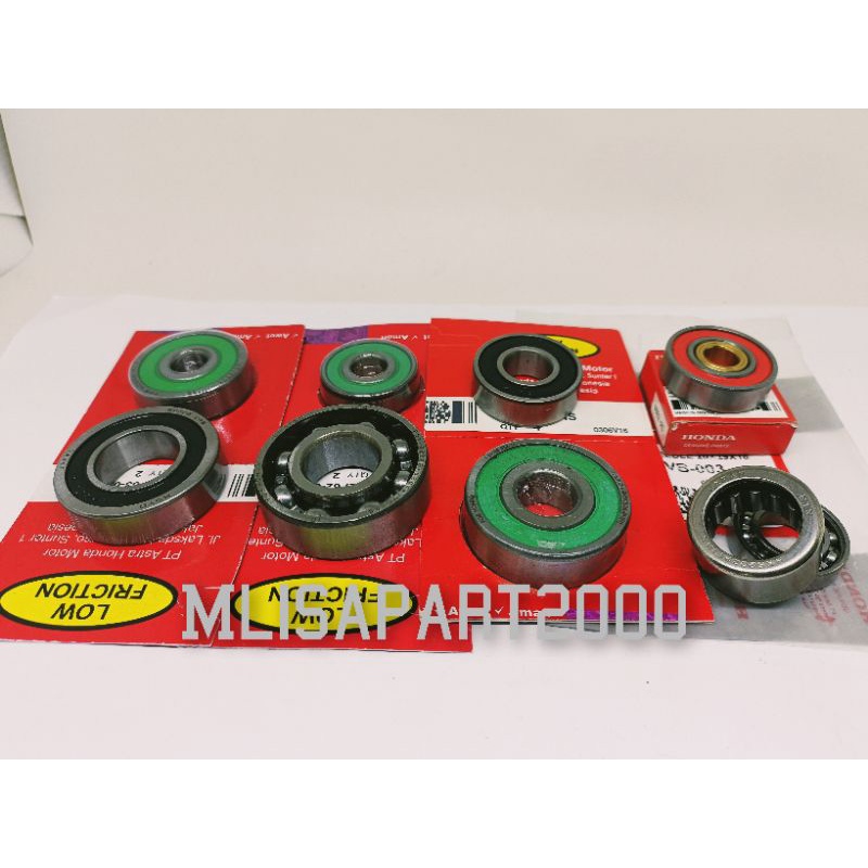 Jual Bearing Rasio Gardan 6+Bearing CVT+Bearing Pully Honda Vario 125 ...