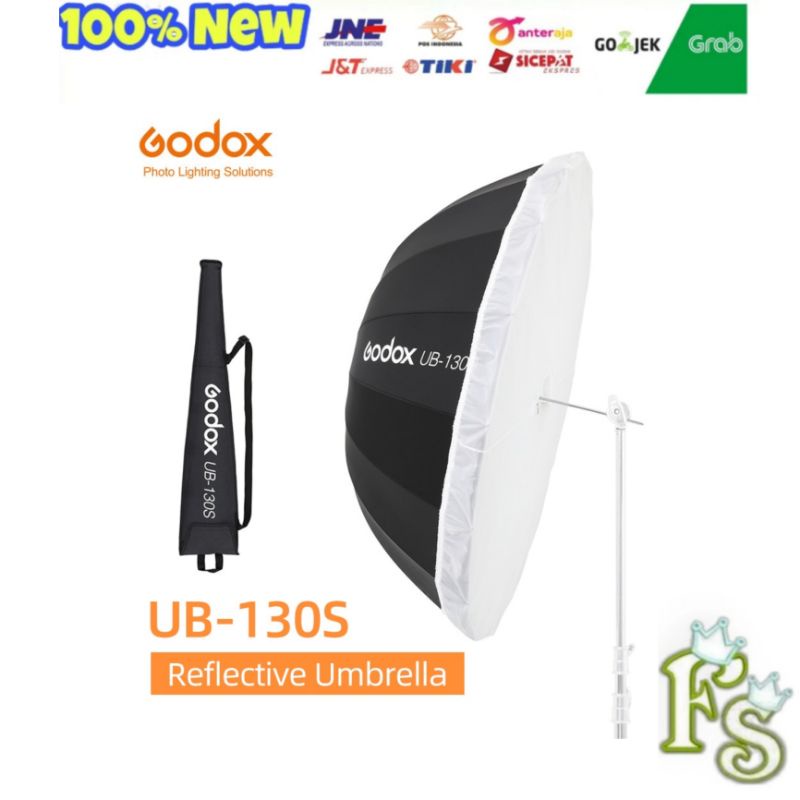 Diffuseur noir et argent Godox DPU-130BS pour parapluie 130cm