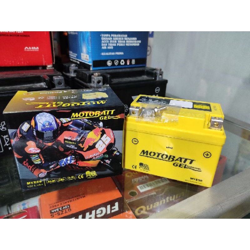 Aki motor kering GROSIR motobatt original mtz5s gtz5s 4,2 Amper 12volt  metic bebek kopling