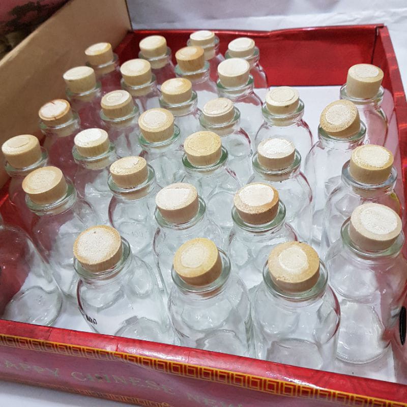 Jual / 10 PCS TUTUP BOTOL SAJA / TUTUP BOTOL KAYU UTK BOTOL UK 120ML ...