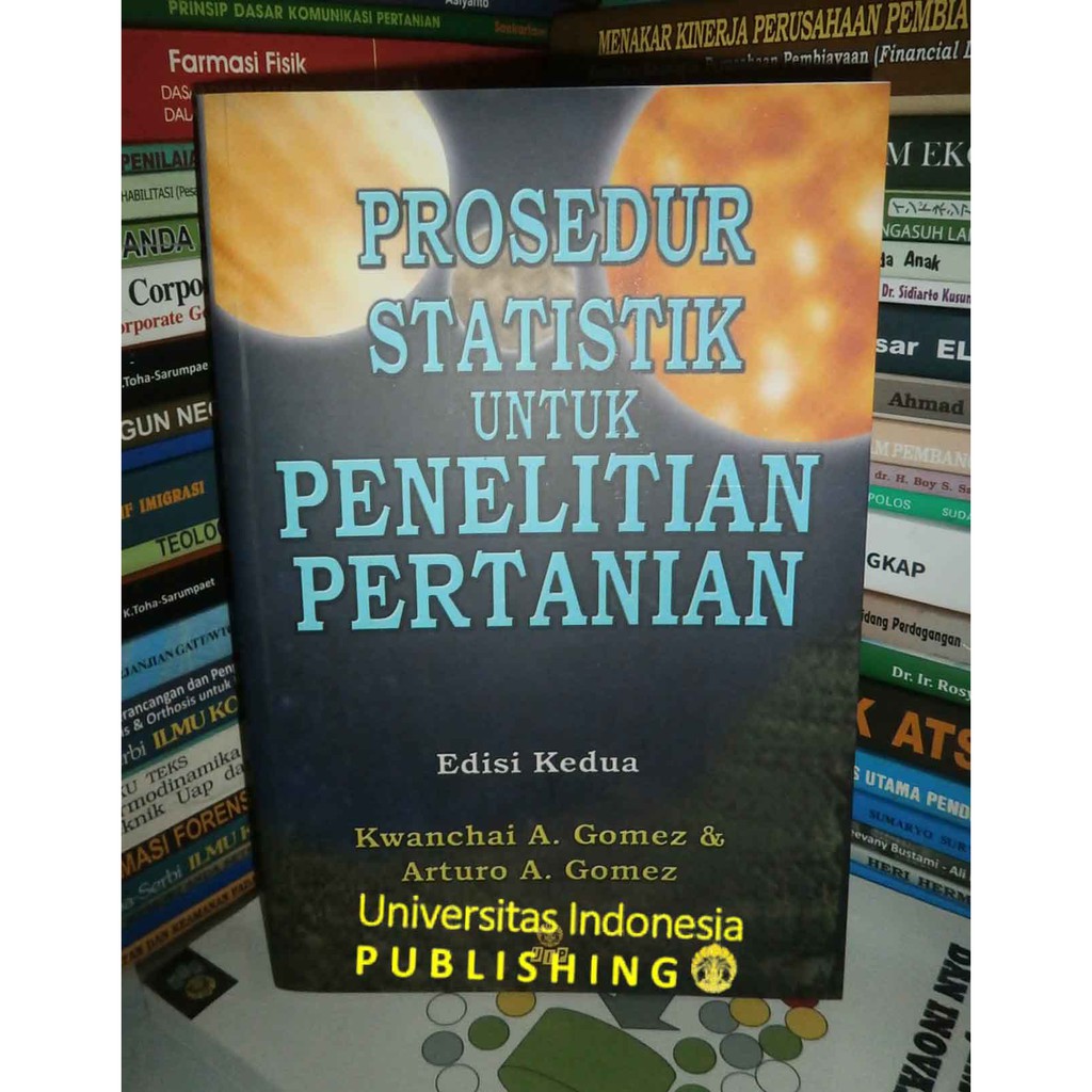 Jual Prosedur Statistik Untuk Penelitian Pertanian | Shopee Indonesia