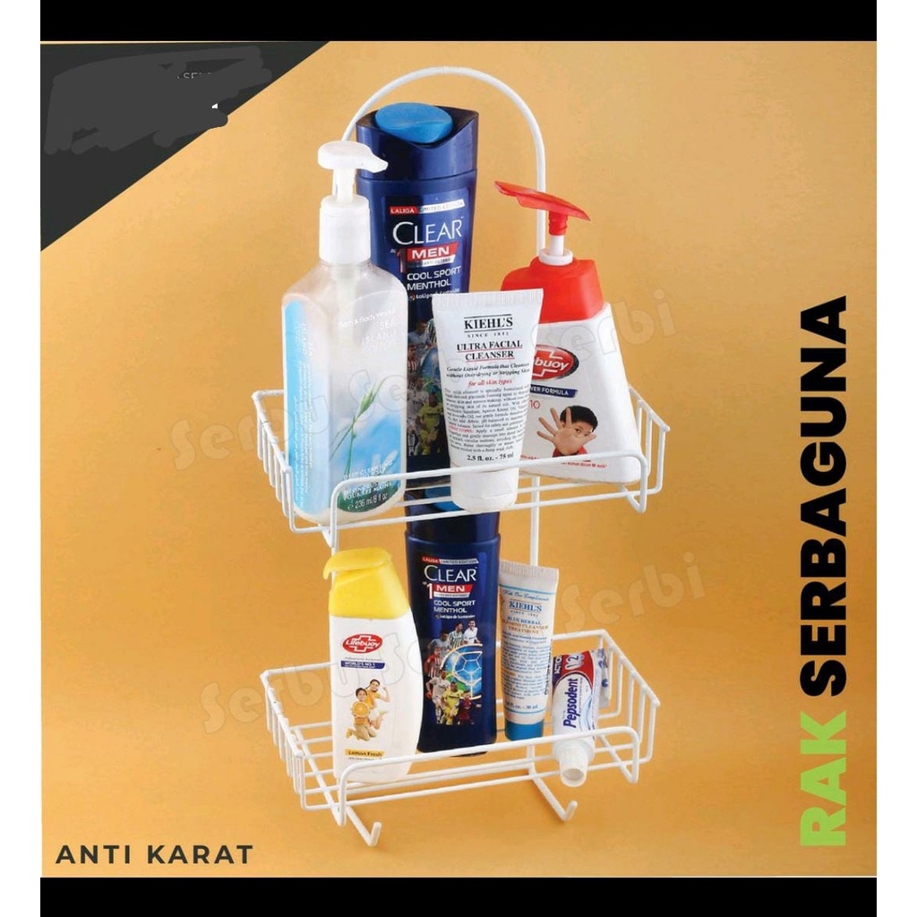 Jual Rak Shampo Putih atau Rak Serbaguna | Shopee Indonesia