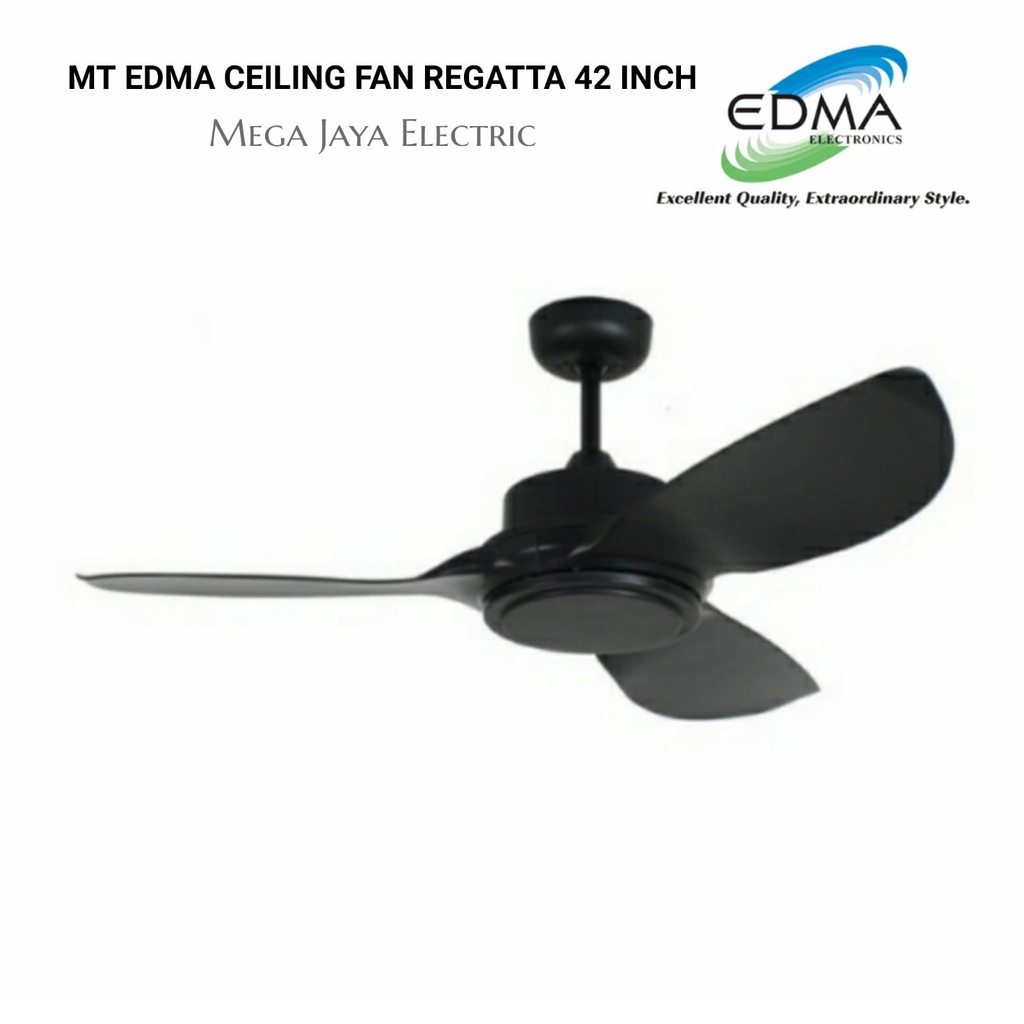 Jual MT EDMA CEILING FAN REGATTA 42 INCH REMOTE CONTROL DC MOTOR ...