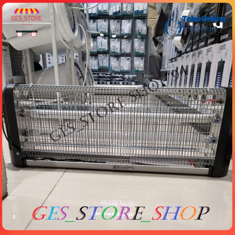 Jual Krisbow Perangkap Nyamuk 2x20 Watt Insect killer Perangkap nyamuk ...