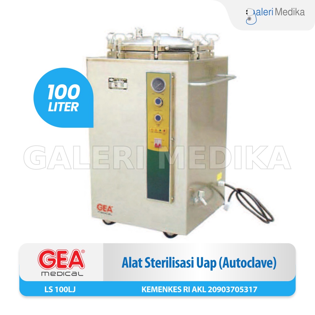Jual Autoclave GEA LS100 L Autoclave 100 Liter / Autoklaf LS100LJ