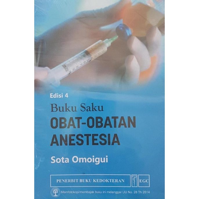 Jual Buku Kedokteran Umum Original Buku Saku Obat Obatan Anestesia