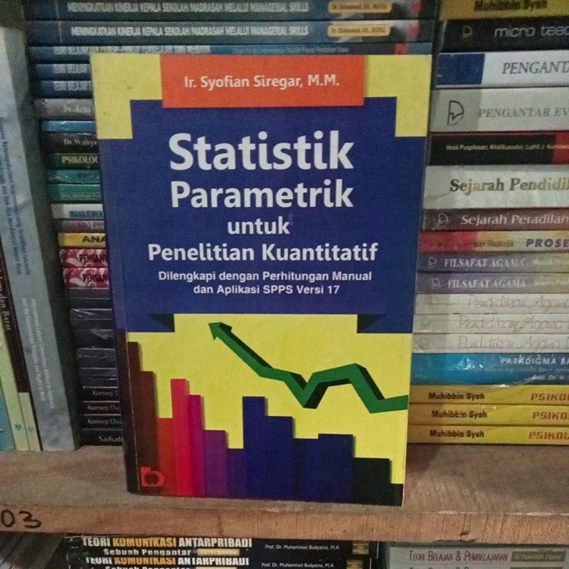 Jual STATISTIK PARAMETRIK UNTUK PENELITIAN KUANTITATIF Shopee Indonesia