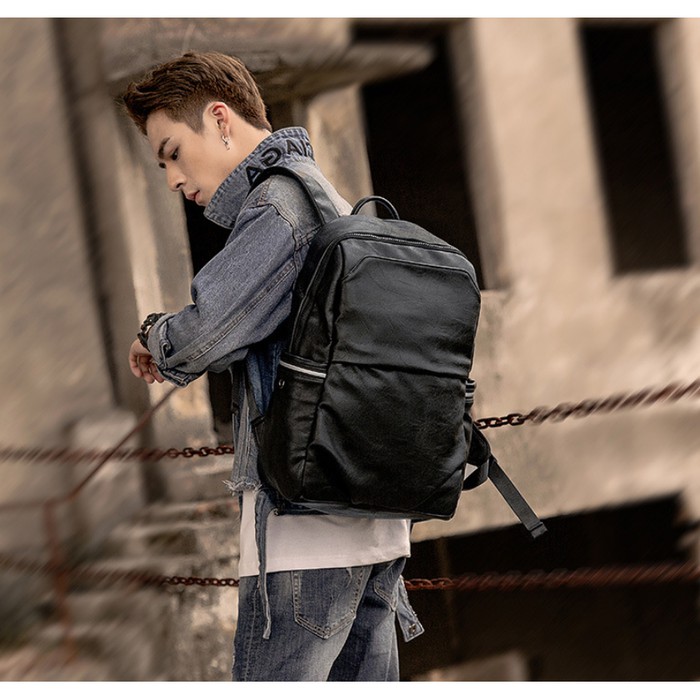 Jual Tas Punggung Gendong Backpack HVN Ransel Kulit Pria Asli Original ...