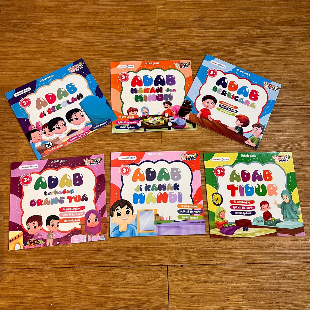 Jual Buku cerita bacaan anak muslim seri Adab paket full color | Shopee ...