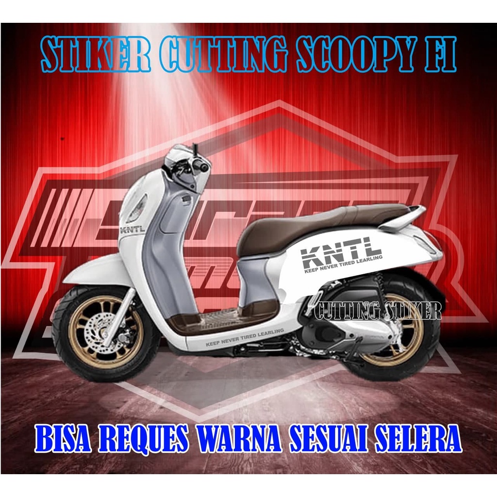 Jual CUTTING STIKER CUTTING HONDA SCOOPY FI NEW KNTL | Shopee Indonesia
