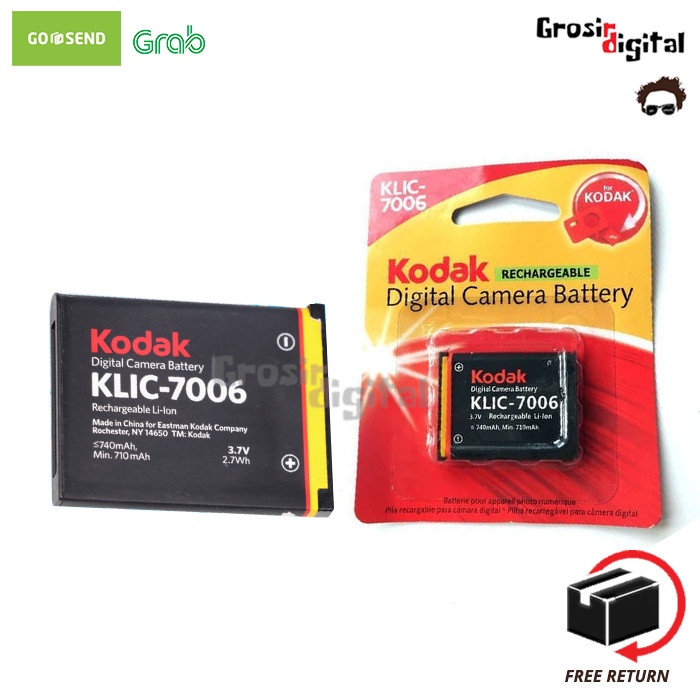 Jual KAMERA DIGITAL BATTERY CAMERA DIGITAL KODAK KLIC7006 Shopee Indonesia