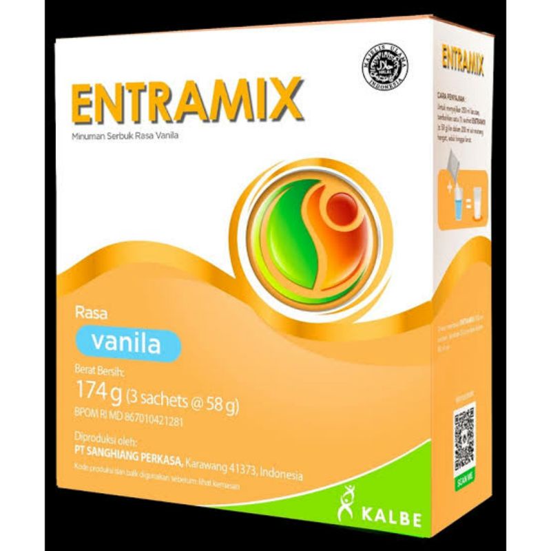 Jual Entramix vanila coklat 174 gr - nutrisi lengkap dewasa | Shopee ...