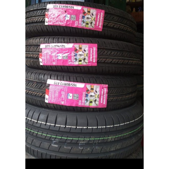 Jual 165 80 R13 techno tekno bridgestone ban mobil tubless tire