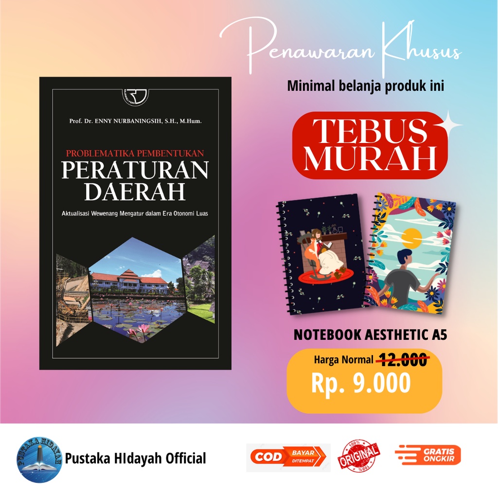 Jual Buku Problematika Pembentukan Peraturan Daerah - Enny Nur | Shopee ...