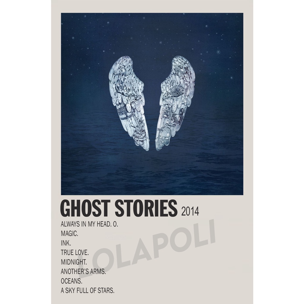 Jual Poster Cover Album Ghost Stories Coldplay Shopee Indonesia