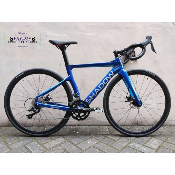 ROADBIKE SHADOW ROADSTER R5 CARNON 2 X 9 SORA DISCBRAKE SIZE S 47