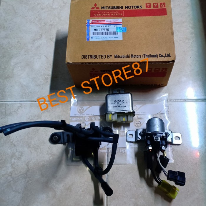 Jual RELAY STATER L300,Glow PLUG SET KOMPLIT MITSUBISHI L300 DIESEL ASL