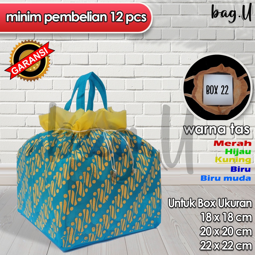 Jual Tas Spunbond Hajatan Nasi Kotak Muat Box Nasi Ukuran X X X Cocok Untuk