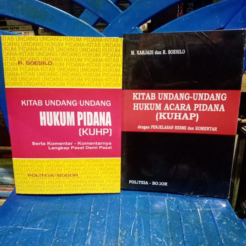 Jual PAKET DUA BUKU KUHP & KUHAP BY R.SOESILO. | Shopee Indonesia