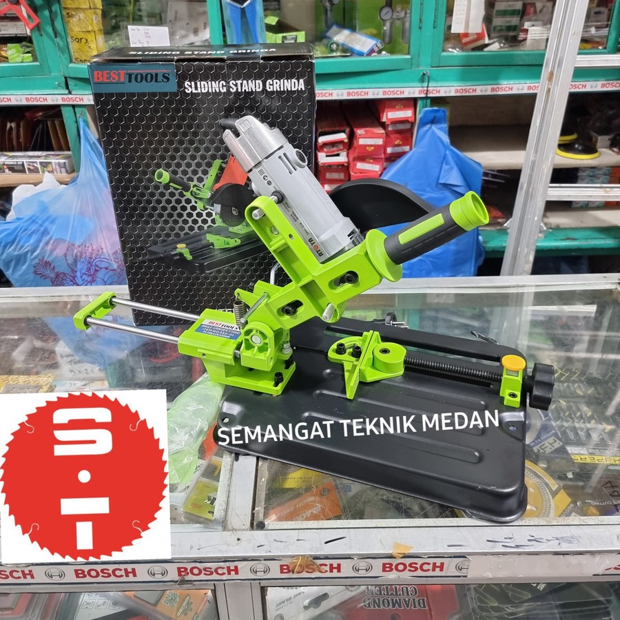 Jual Stand Dudukan Dorong Mesin Gerinda Grenda Tangan Sliding Besttools Shopee Indonesia