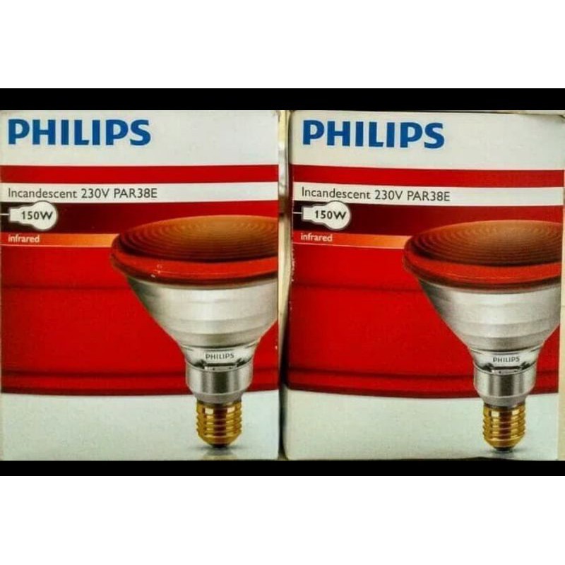 Jual Lampu Terapi Tulang Infrared Infrafil Philips 150w 150 W Lampu ...