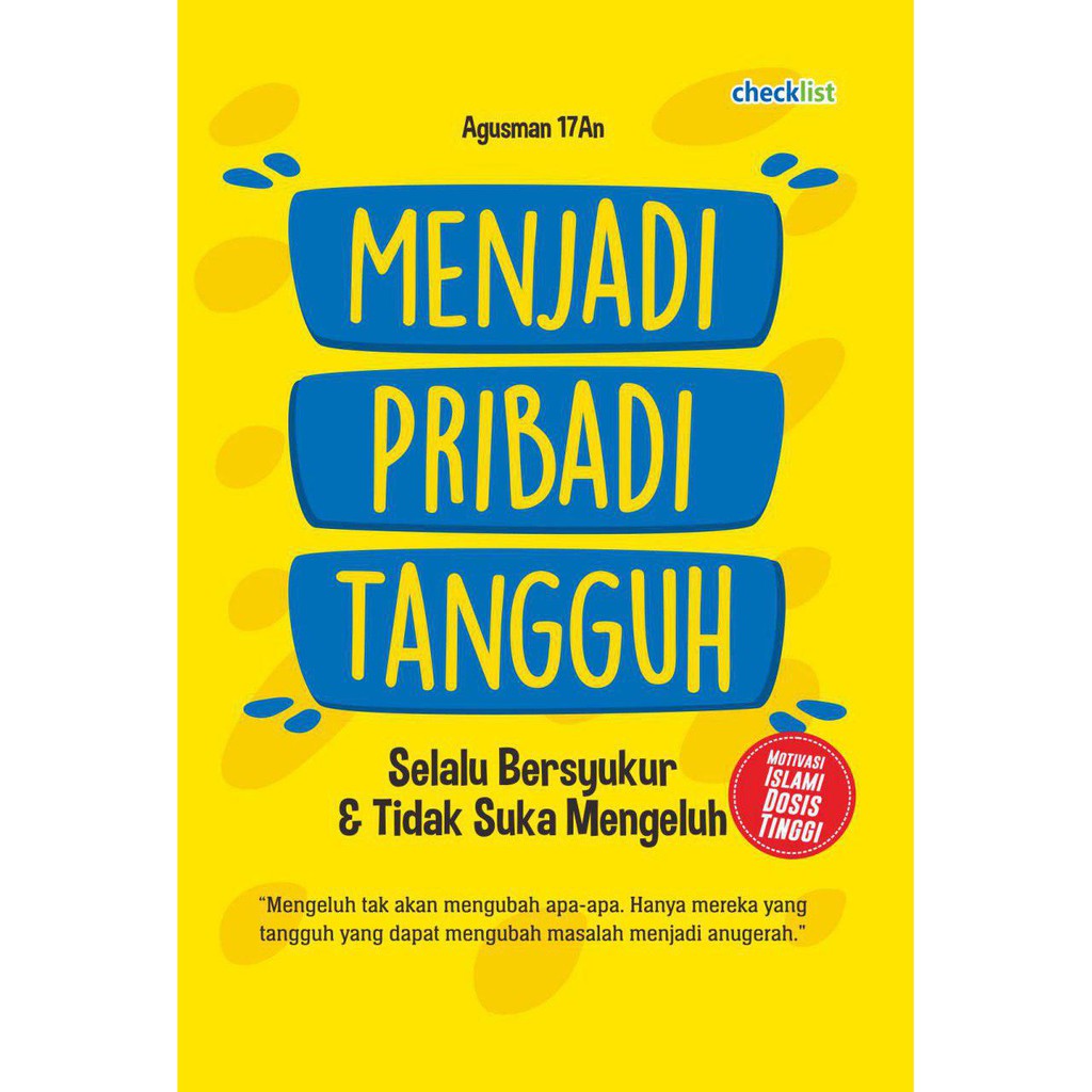 Jual Buku Menjadi Pribadi Tangguh Checklist Shopee Indonesia