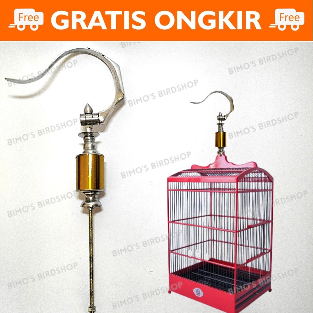 Jual Gantungan Sangkar Lipat Fullset Pion Rep Bnr Cantolan Sangkar Burung Lovebird Kotak Murai