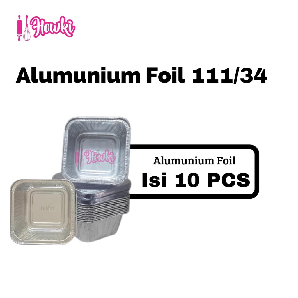 Jual Alumunium Foil Kotak Tutup 111/34 Ox100-Alu Tray Tutup Alumini ...