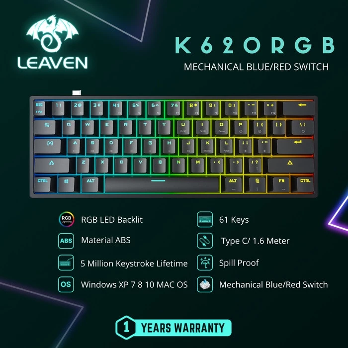 Leaven Keyboard Gaming