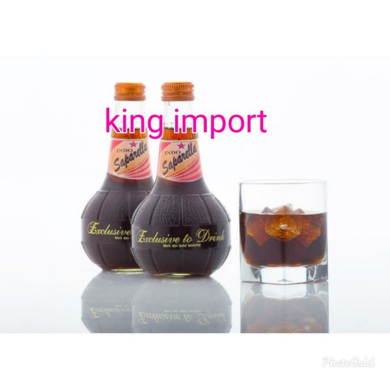 Jual Indo Saparella 300ml botol Saparilla minuman soda khas jogja halal ...
