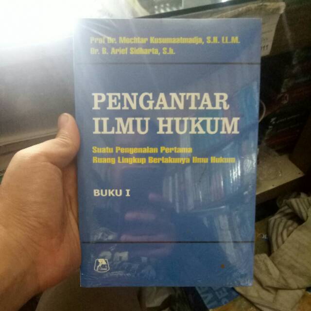 Jual Pengantar Ilmu Hukum Suatu Pengenalan Pertama Ruang Lingkup ...