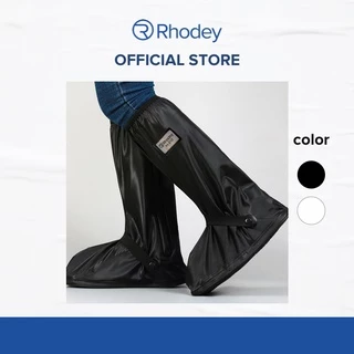Rhodey Rain Cover Hujan Sepatu dengan Reflektor Cahaya - Black