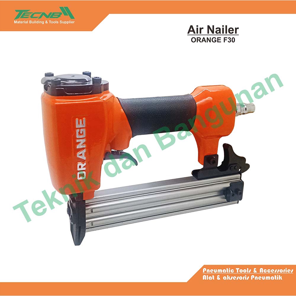 Jual Air Nailer Gun F Mesin Paku Tembak Angin Orange F Shopee Indonesia