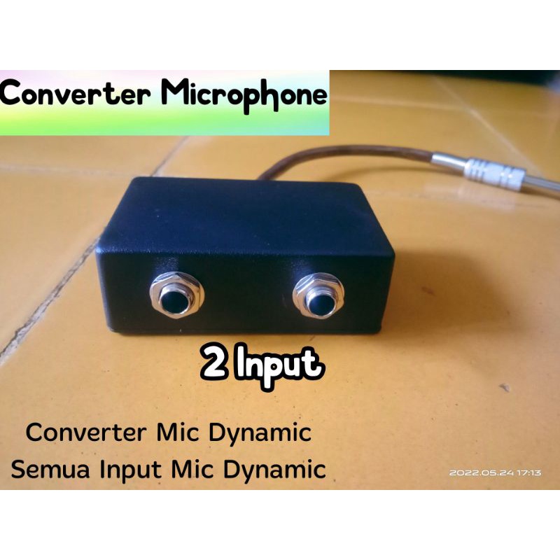Jual Converter Vokal/Soundcard/Mic/jack akai (Penambah input) | Shopee ...